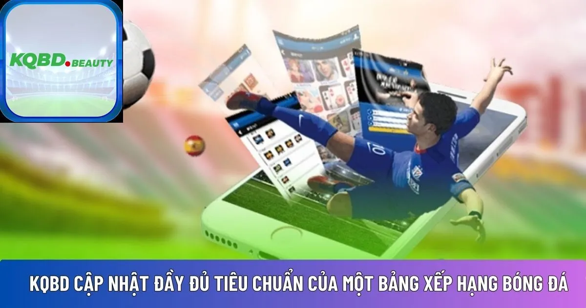 bảng xếp hạng bóng đá